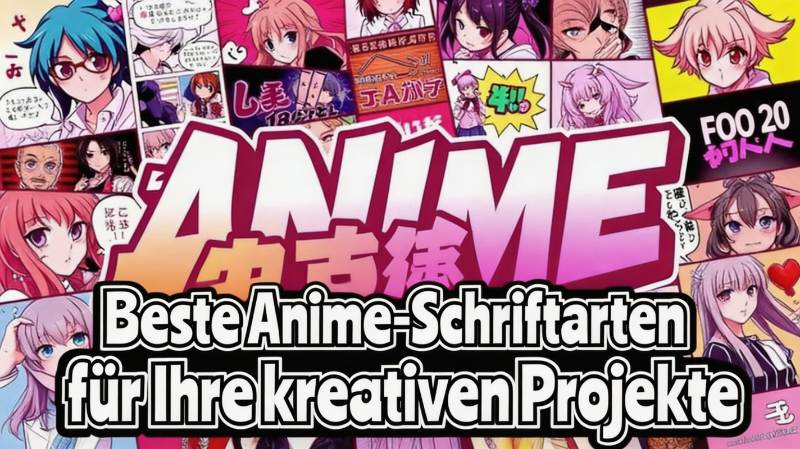 anime schriften