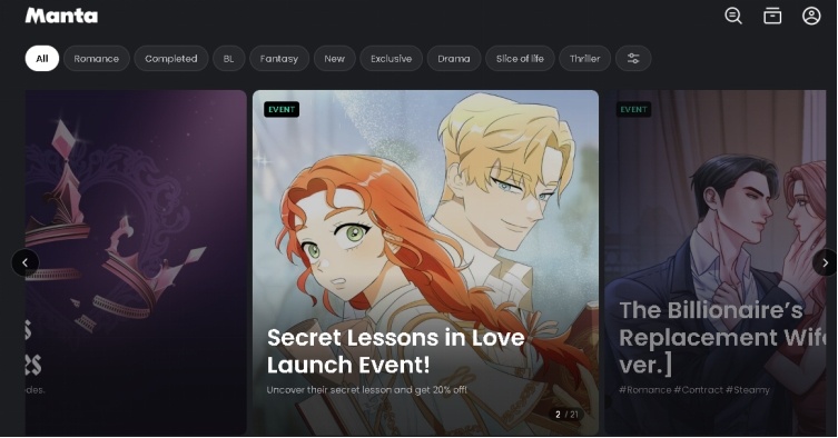 best manga site manta
