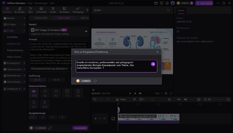Edimakor Image-to-Prompt-Tool aufrufen