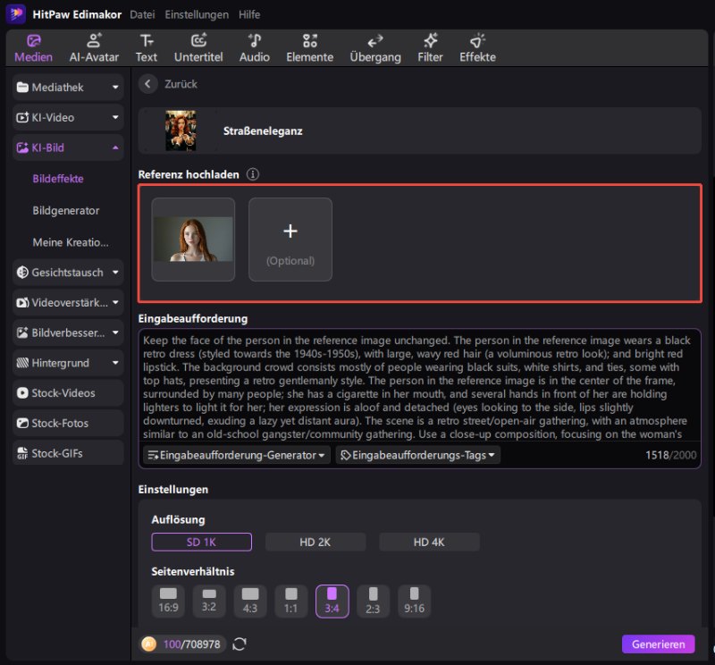 KI-Prompt für viralen Bildeffekt automatisch generieren