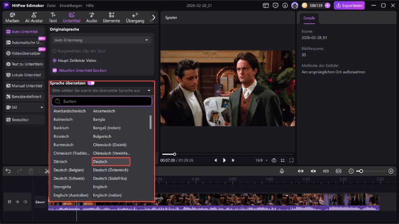 HBO Max Untertitel Problem 2025 – Untertitel übersetzen mit Edimakor