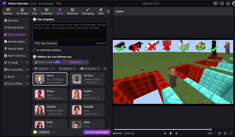 Text to Speech Roblox Story Deutsch erstellen Tool