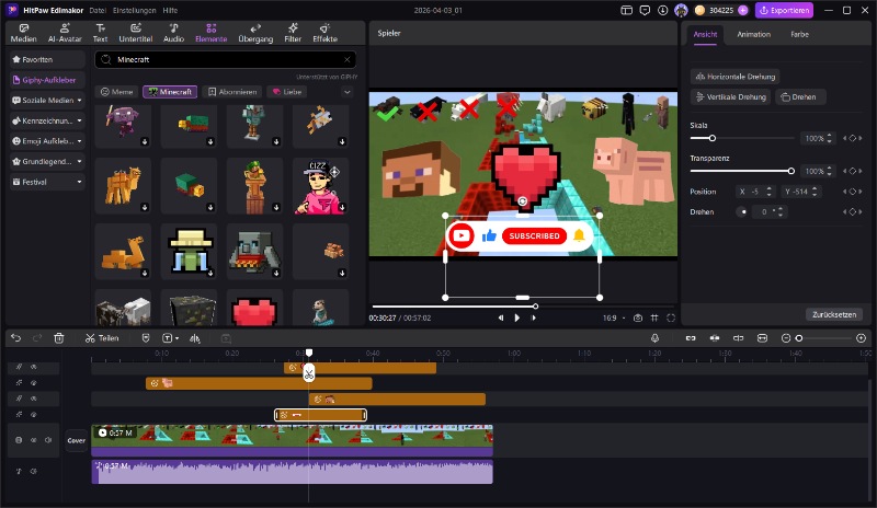 Roblox Video bearbeiten YouTube Deutsch Story schneiden