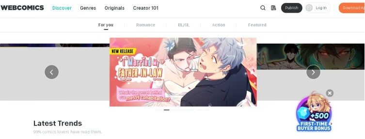 manga site webcomics