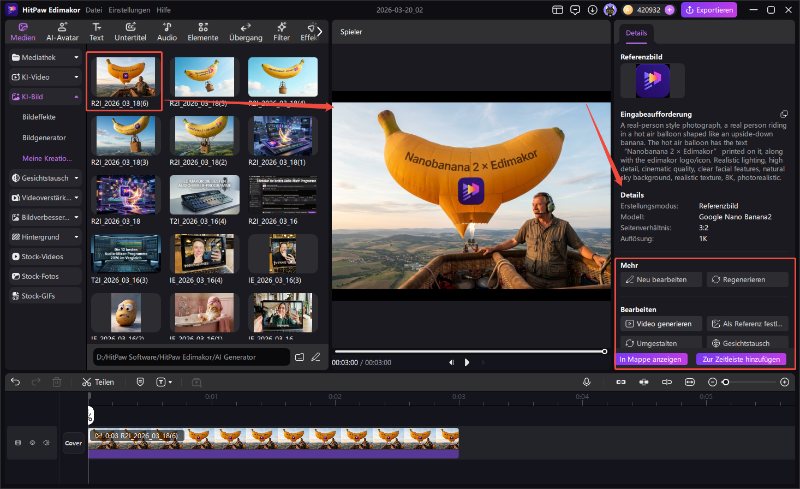 Gemini Chatbot Nano Banana Prompt Generator Beispiel