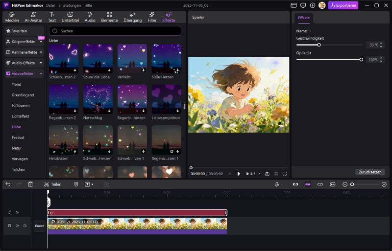 HitPaw Video Übergänge Reverse Video Clipchamp