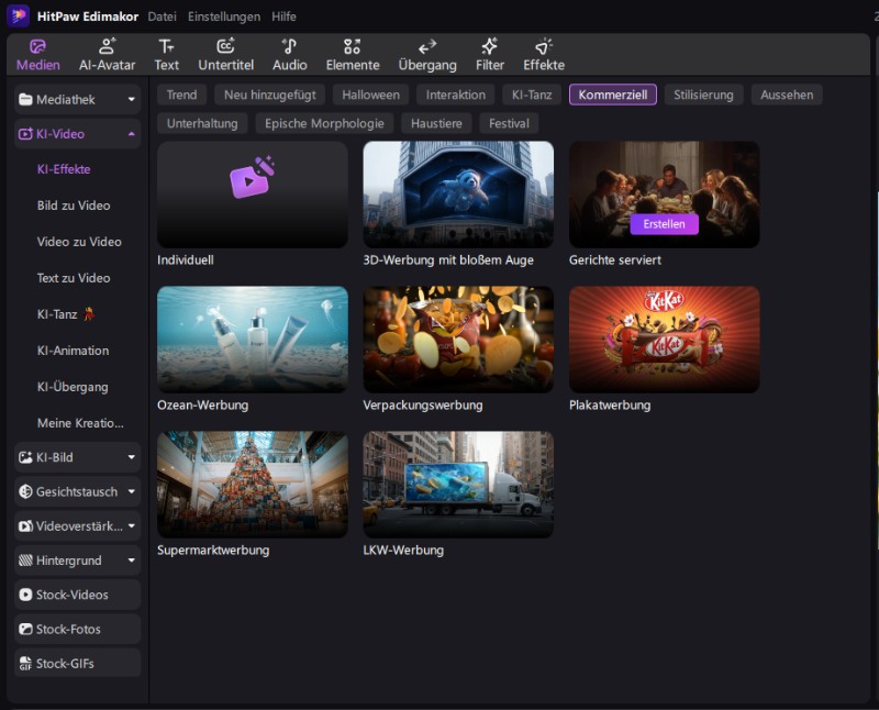 HitPaw Video Aufkleber Reverse VideoClipchamp