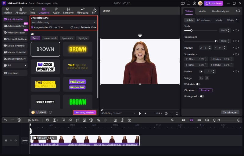 Wie lade ich die Untertiteldatei für VLC herunter