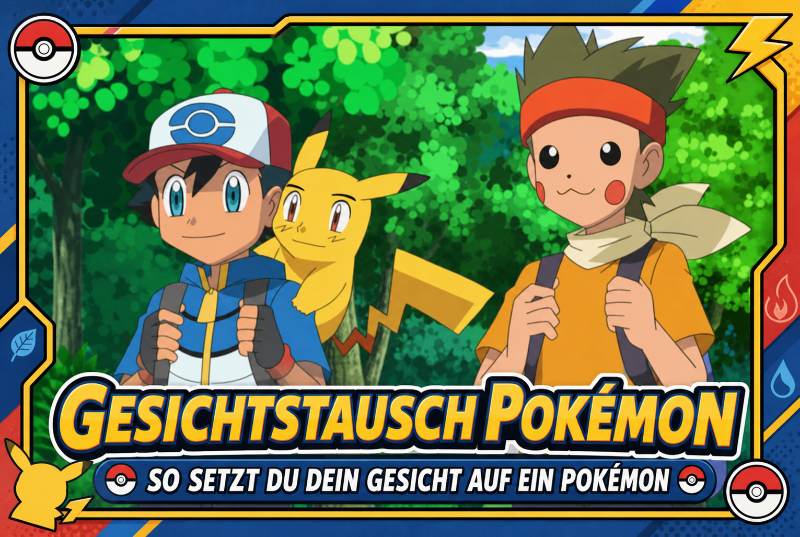 Pokémon Face Swap mit KI erstellen