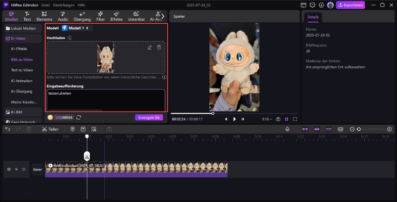 edimakor Bild zu Video