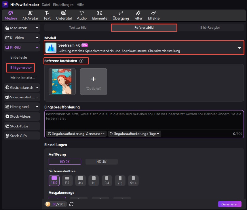 Cartoon-Bild hochladen