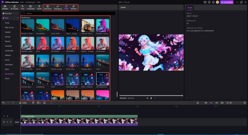 4k-Video hinzufügen