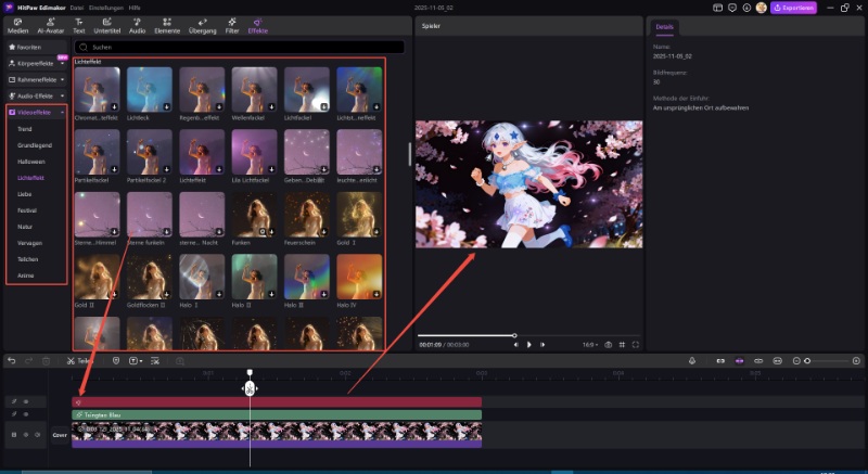 Hintergrundmusik zum Video hinzufügen