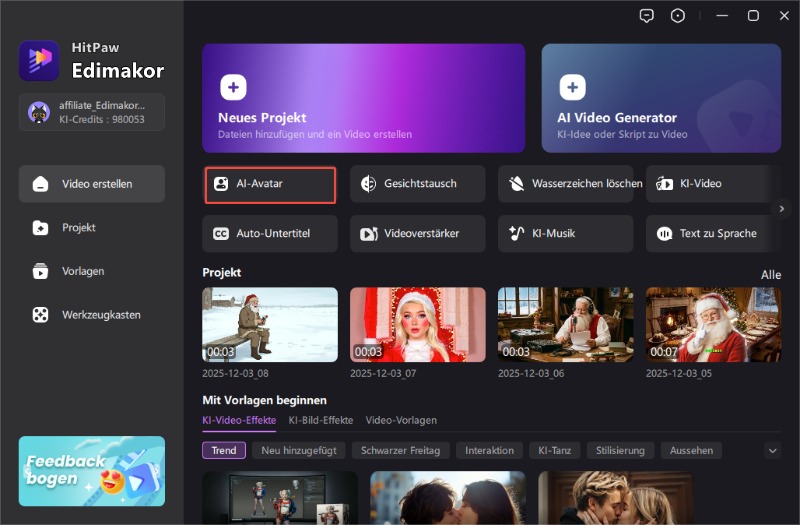 santa claus KI-Stimmen generator