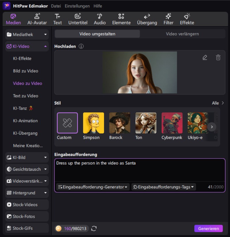 Ai-Weihnachtsmann-Stimme