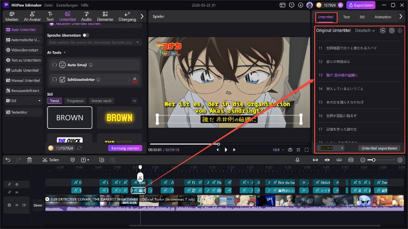 TikTok Untertitel bearbeiten und Übersetzung optimieren in Edimakor