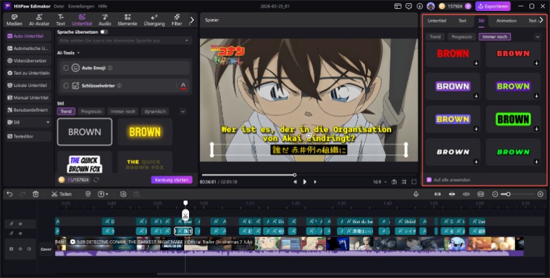 Untertitel Design für TikTok Videos anpassen und optimieren