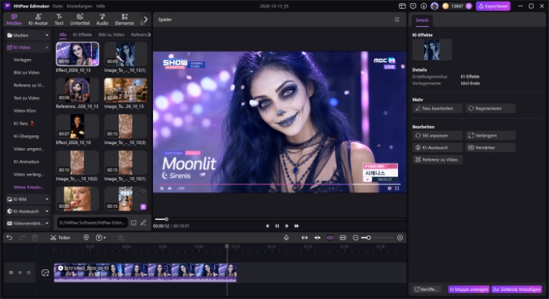 Geister-Braut Halloween-Make-up