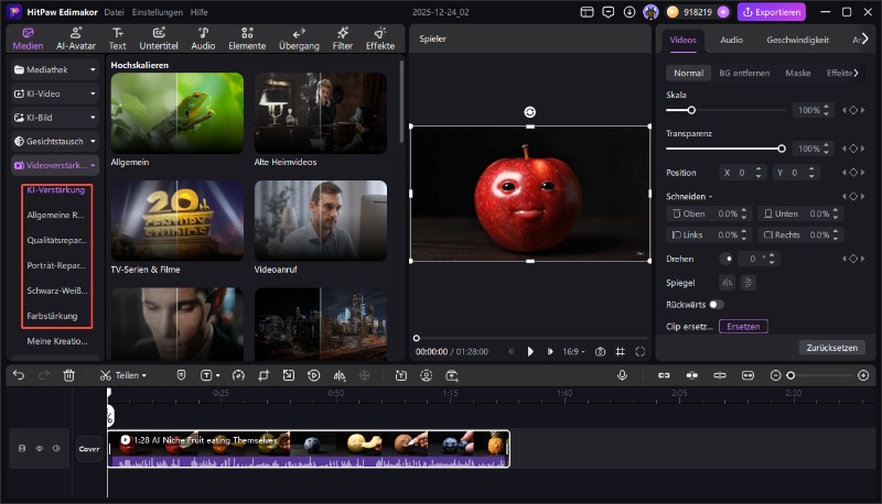 8K-Fotobearbeitungs-App