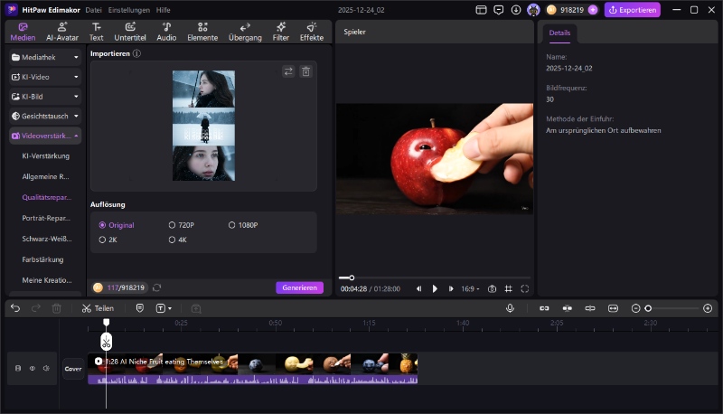 8K-Fotobearbeitung online kostenlos