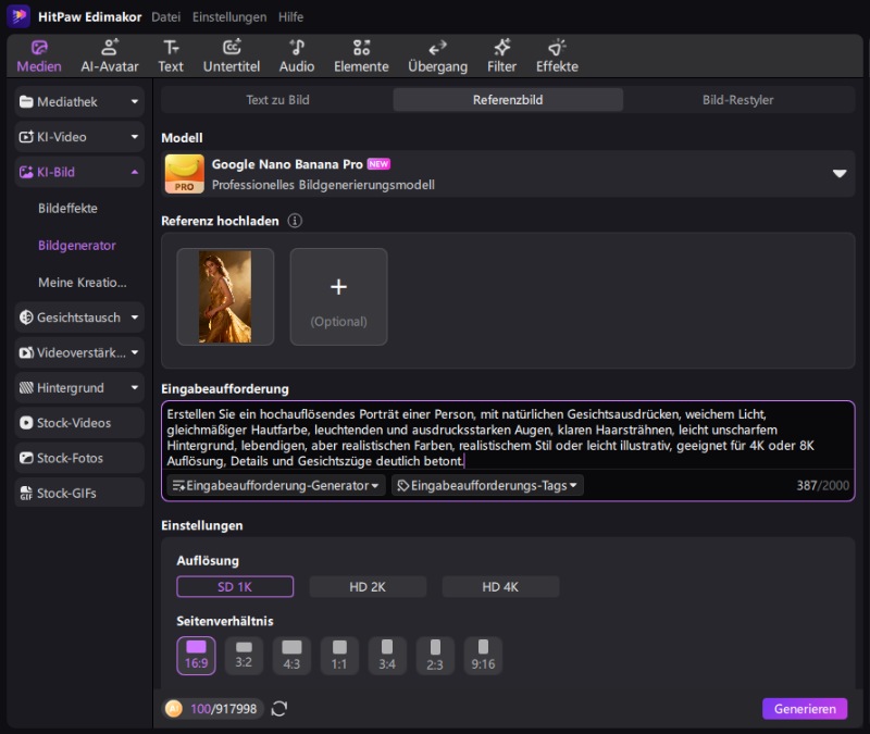 8K Fotobearbeitung Website