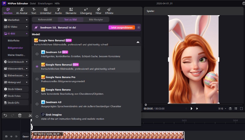 Nano Banana hängt bei einer Eingabeaufforderung fest