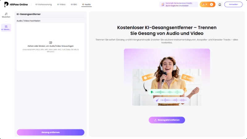 HitPaw Online stimmentferner