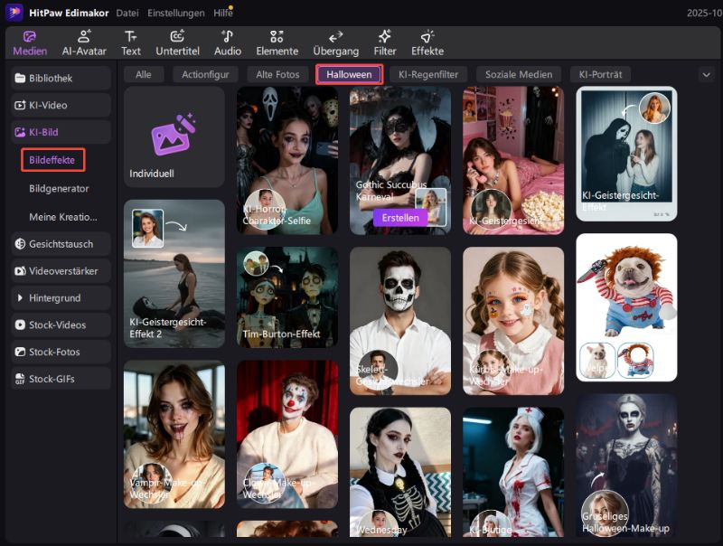 AI Halloween AI Bildeffekte