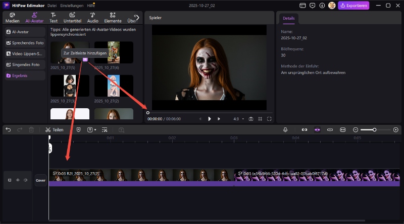 Halloween Ai Talking Avatar Editing