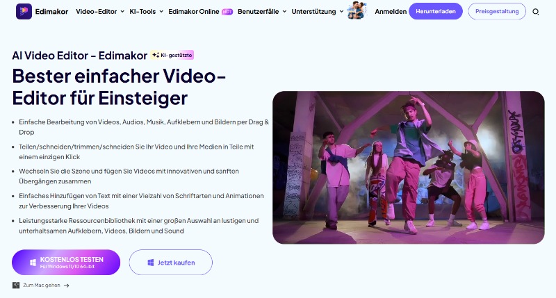 Medien-Import im HitPaw Edimakor Video Editor