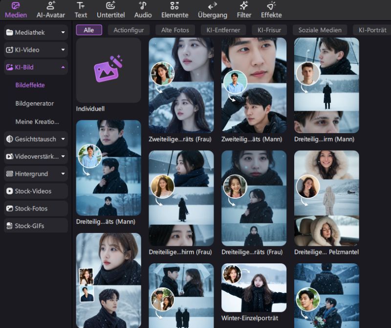 Bild- und Videogenerierung und -programm
