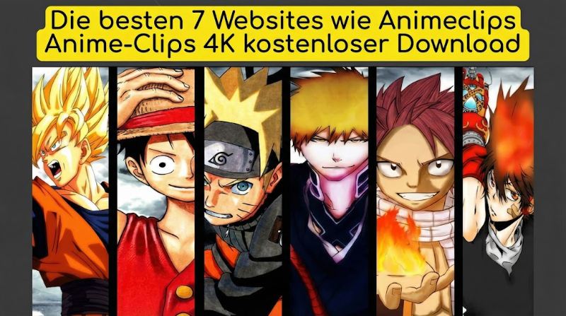 Webseiten wie AnimeClips – Beste Alternativen für Anime Video Clips online