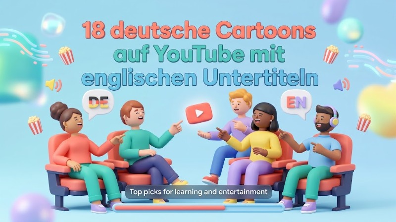 deutsche Cartoons auf YouTube mit englischen Untertiteln – Alternative zu englische filme mit deutschen untertiteln