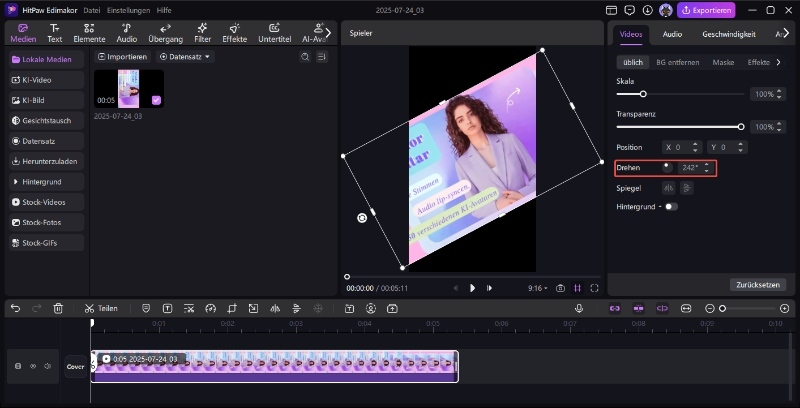 Gedreht mit HitPaw Online Video Editor 2