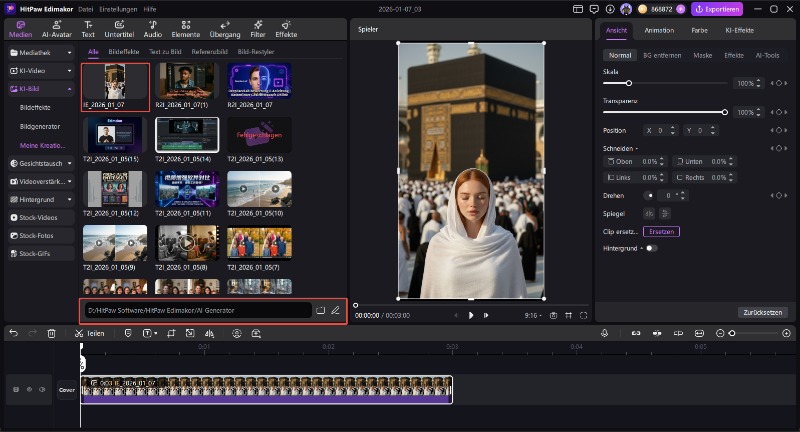 KI-Fotoeditor-Eingabeaufforderung