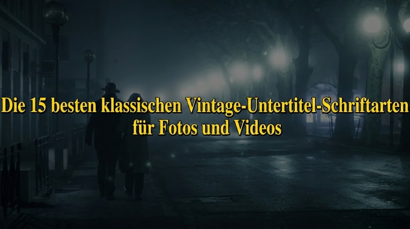 vintage untertitel