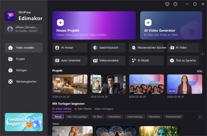 Echo aus Video entfernen in Edimakor – Audio verbessern