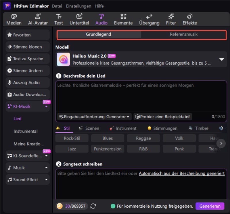 sonauto ki musik generator