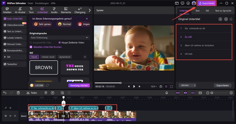 auto caption in Instagram