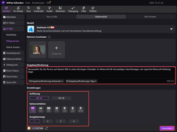 Gib deine Beschreibung ein