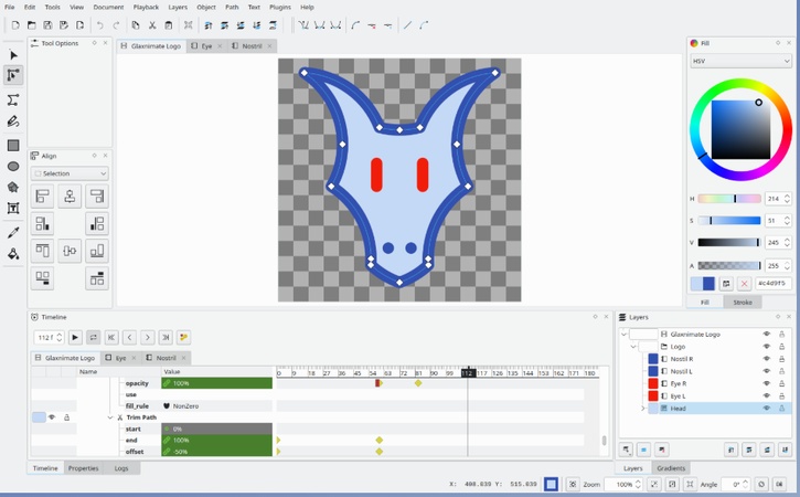 animation erstellen app kostenlos glaxnimate