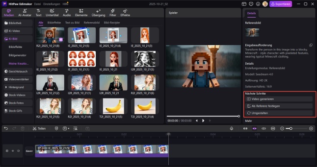 Wähle das gewünschte Modell