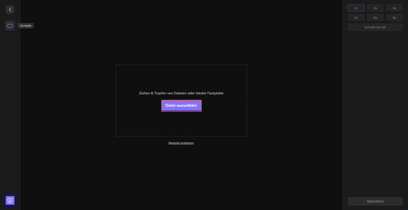 Datei auswählen – Online-Tool