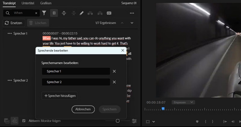 Adobe Speech-to-Text