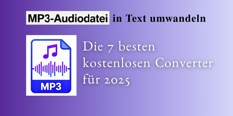 audiodatei in text umwandeln kostenlos