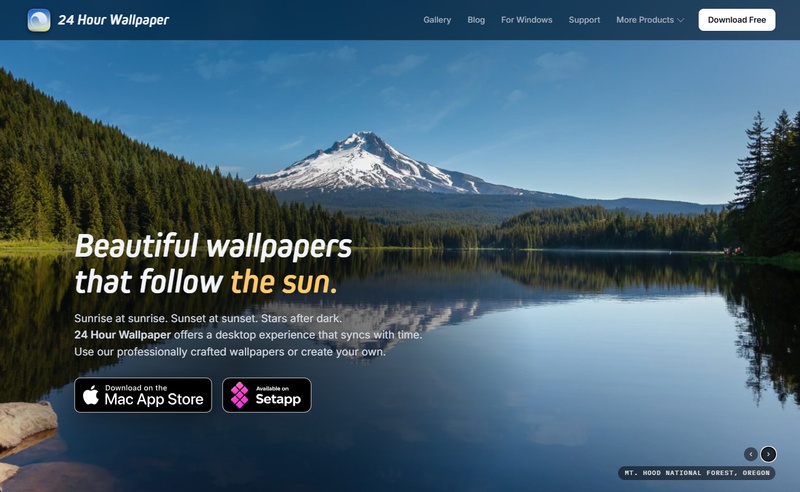 24 Hour Wallpaper mit einem dynamischen Mac-Hintergrund