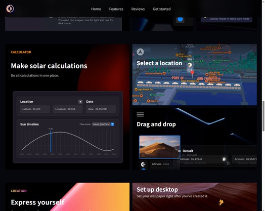 Equinox zum Erstellen dynamischer Hintergrundbilder für Mac
