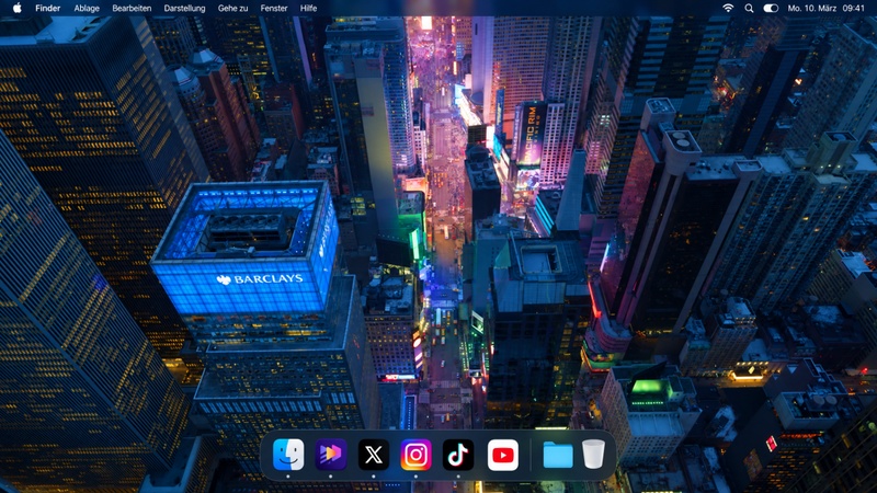 MacBook-Hintergrundbild über die macOS-Einstellungen ändern