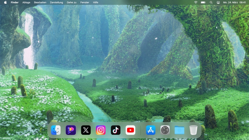 Dynamisches Video-Wallpaper mit ScreenPlay auf dem Mac verwenden