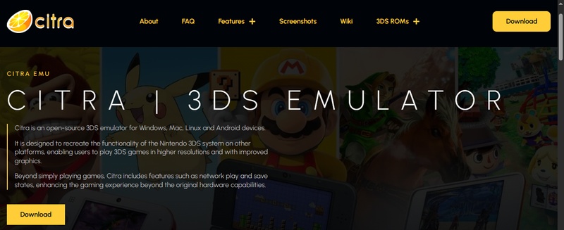 Citra Emulator mit 3DS-Spiel auf Android